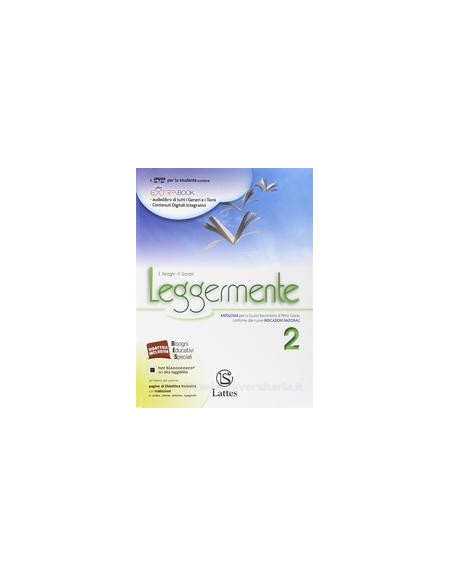 leggermente-vol-2-con-dvd-rom--la-letteratura--libro-delle-competenze-2-vol-2