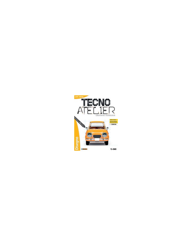 tecno-atelier--creativita-e-tecnologia--semipack-disegnotecnologiadvdschede-di-disegno-vol-u