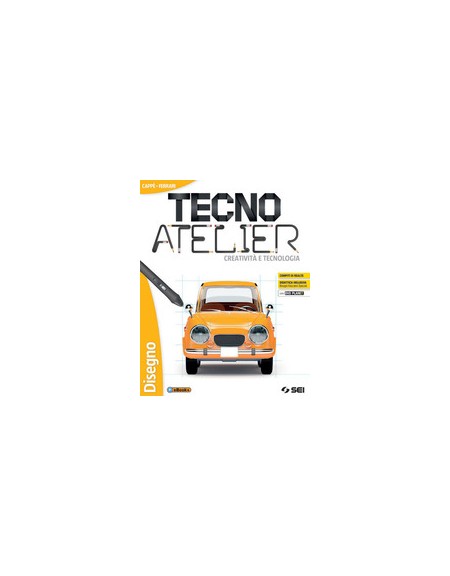 tecno-atelier--creativita-e-tecnologia--semipack-disegnotecnologiadvdschede-di-disegno-vol-u