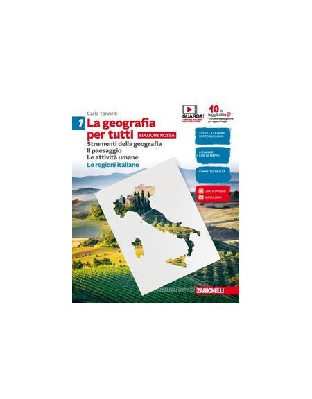 geografia-per-tutti-la--ed-rossa---volume-1-con-regioni-italiane-ldm-strumenti-della-geografi