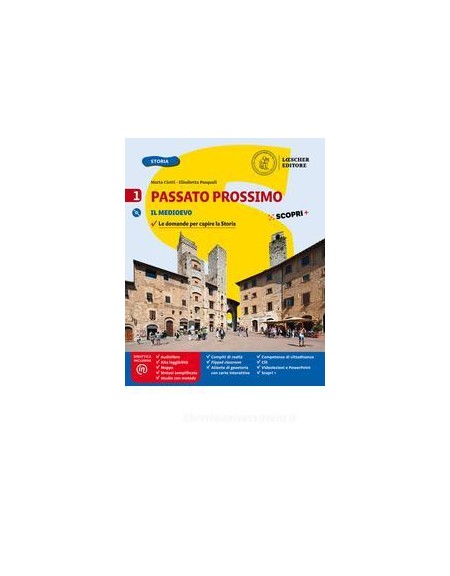 passato-prossimo-vol1-1-il-medioevo--atlante-di-geostoria--quaderno-delle-competenze-1--la-sto