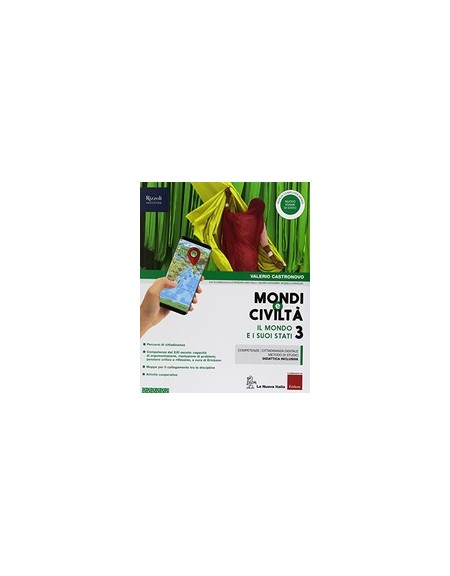 mondi-e-civilta--libro-misto-con-hub-libro-young-vol-3--atlante-guidato--quad--hub-young--hu