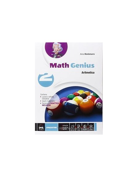 math-genius--aritmetica-2--geometria-2--ebook-anche-su-dvd--palestra-delle-competenze-2-vol-2