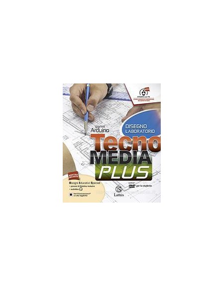 tecnomedia-plus-disegno-laboratorio-con-cd-rom-vol-u