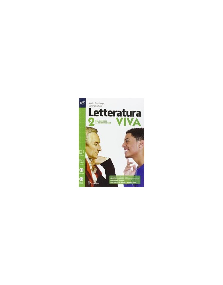 letteratura-viva-classe-2--libro-misto-con-openbook-dal-barocco-al-romanticismo--extrakit--openbo