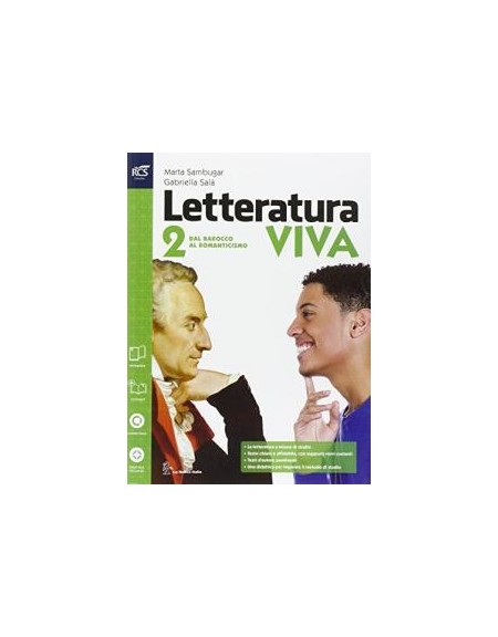 letteratura-viva-classe-2--libro-misto-con-openbook-dal-barocco-al-romanticismo--extrakit--openbo