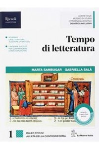 tempo-di-letteratura--libro-misto-con-hub-libro-young-vol-1--laborat-di-metodo--hub-youing--hu