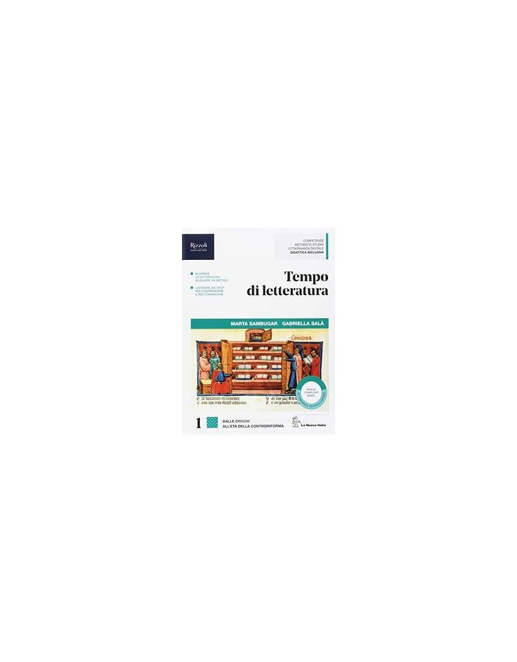 tempo-di-letteratura--libro-misto-con-hub-libro-young-vol-1--laborat-di-metodo--hub-youing--hu