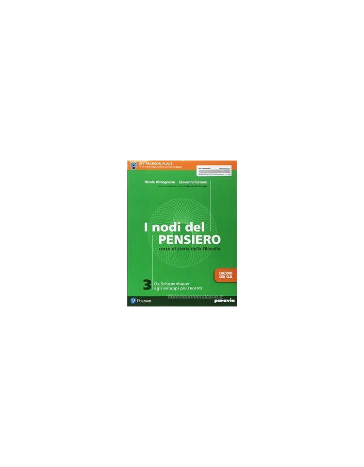 i-nodi-del-pensiero-3--edizione-con-clil-da-schopenhauer-agli-sviluppi-piu-recenti-vol-3
